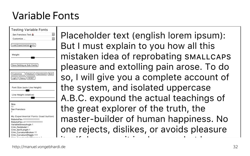 Типографика в вебе. Лекция Яндекса на FrontTalks 2018 - 22